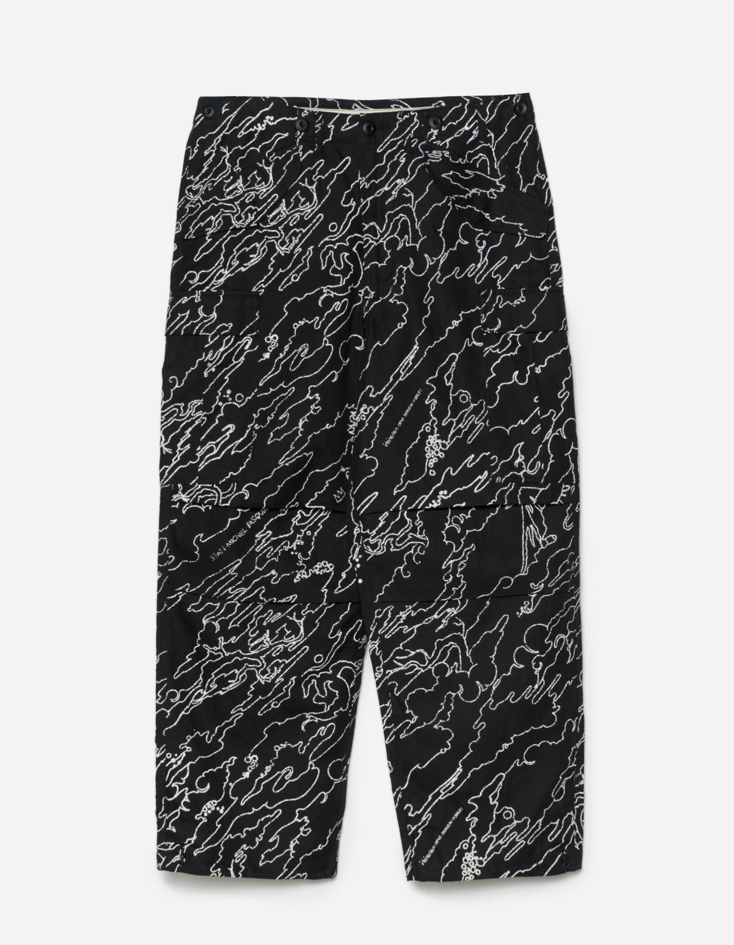 Maharishi 5136 Maha Basquiat M65 Cargo Pants Black 1 Maharishi 5136 Maha Basquiat M65 Cargo Pants Black
