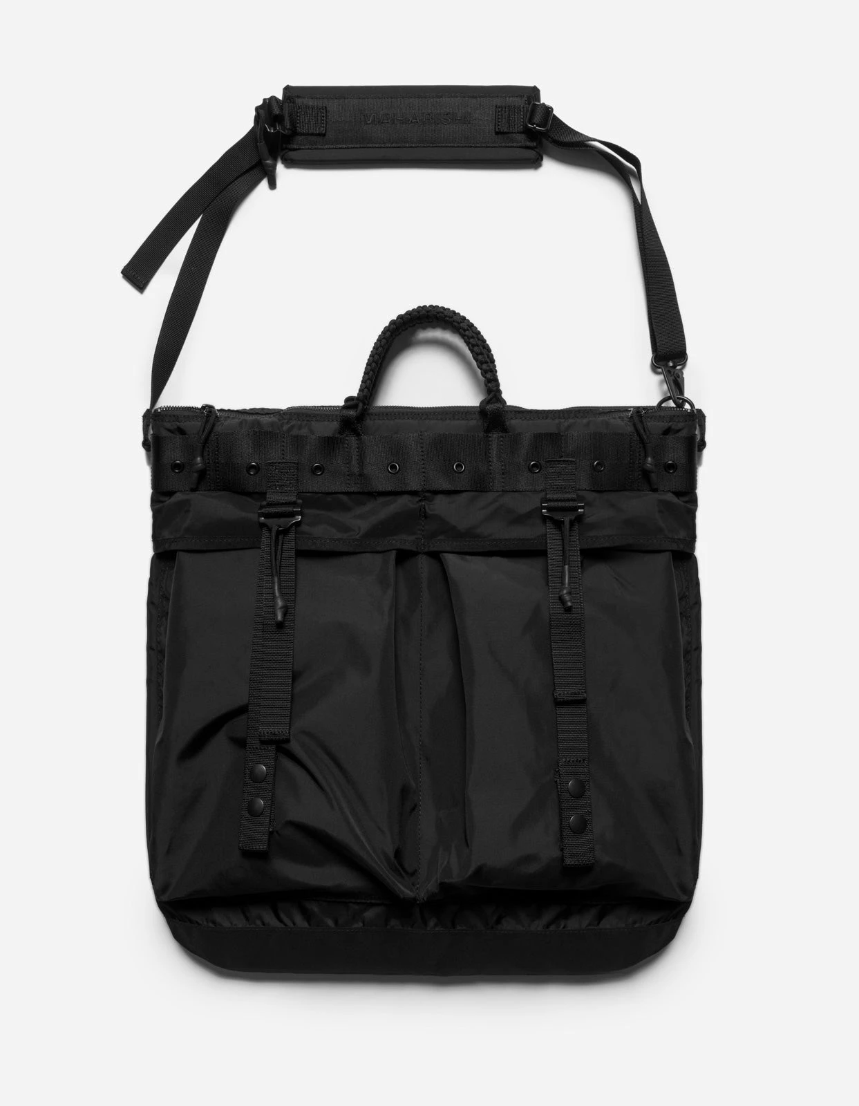 Maharishi 1112 Maha M.A.L.I.C.E. Day Carry Bag Black 1 Maharishi 1112 Maha M.A.L.I.C.E. Day Carry Bag Black