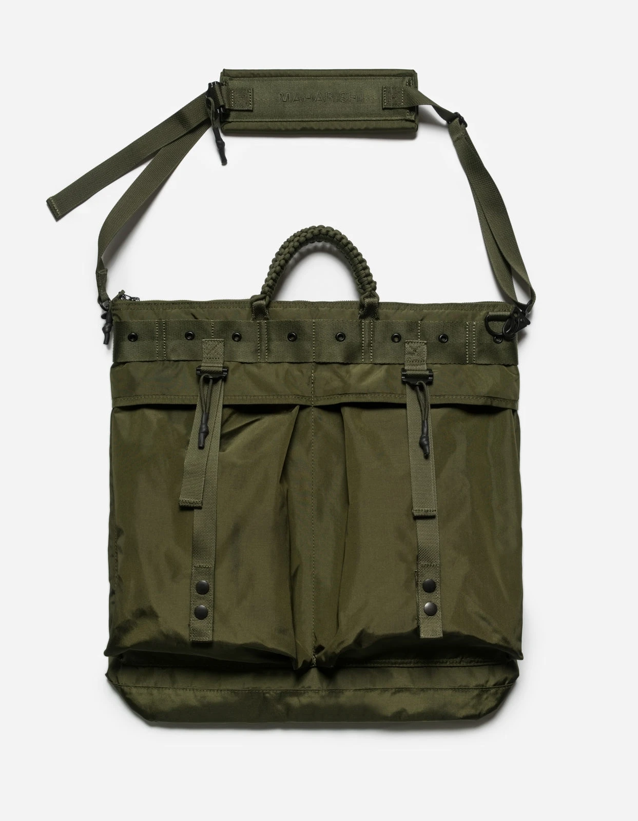 Maharishi 1112 Maha M.A.L.I.C.E. Day Carry Bag Olive 1 Maharishi 1112 Maha M.A.L.I.C.E. Day Carry Bag Olive